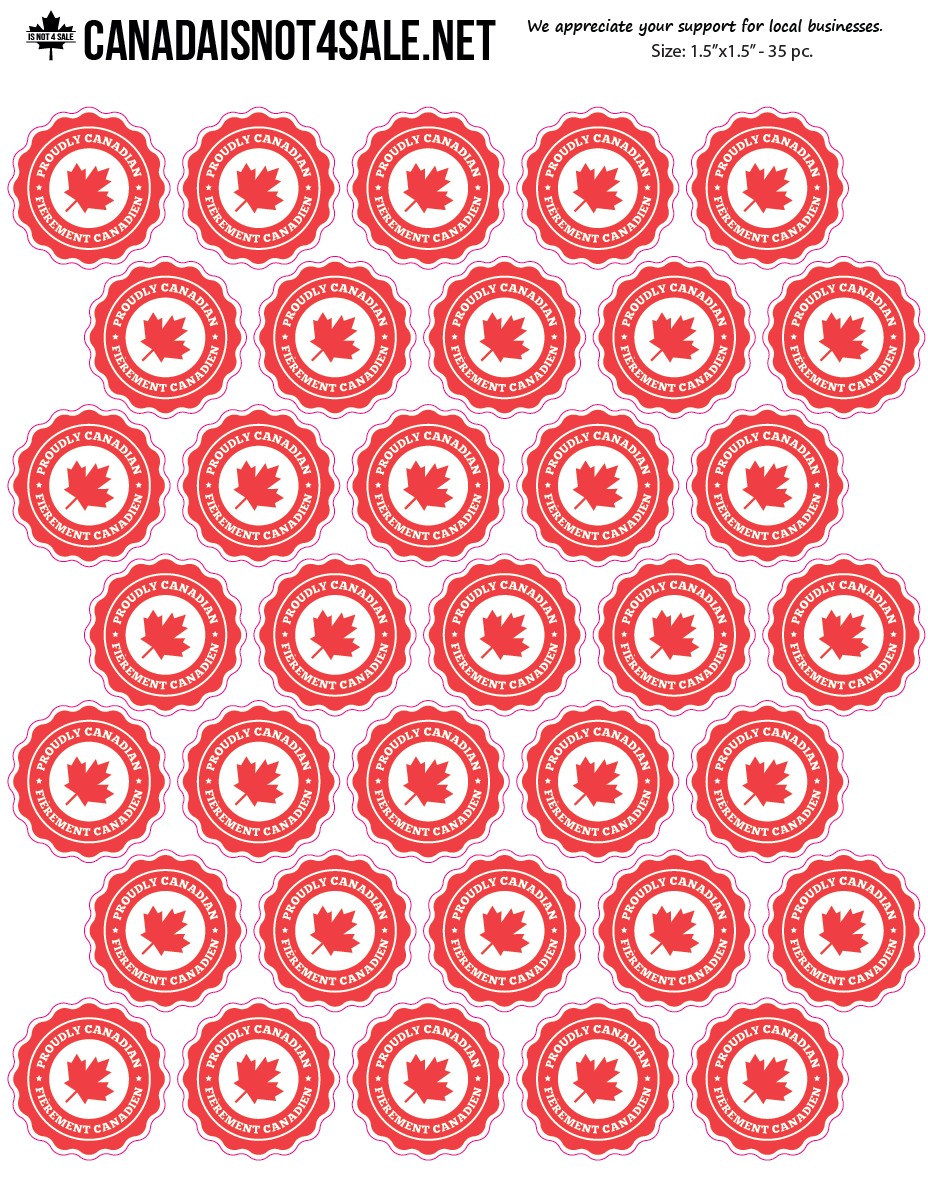 Made in Canada #1 -  Sticker Sheets