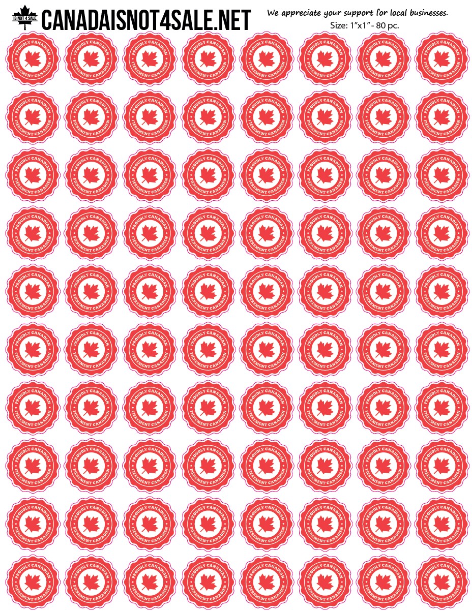 Made in Canada #1 -  Sticker Sheets