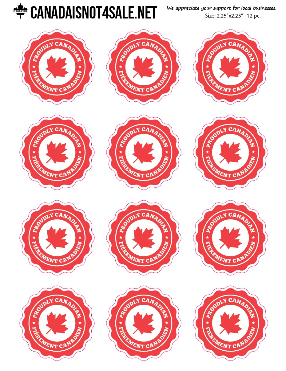 Made in Canada #1 -  Sticker Sheets