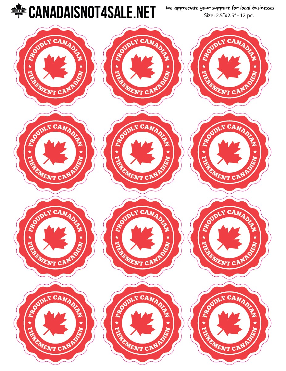 Made in Canada #1 -  Sticker Sheets