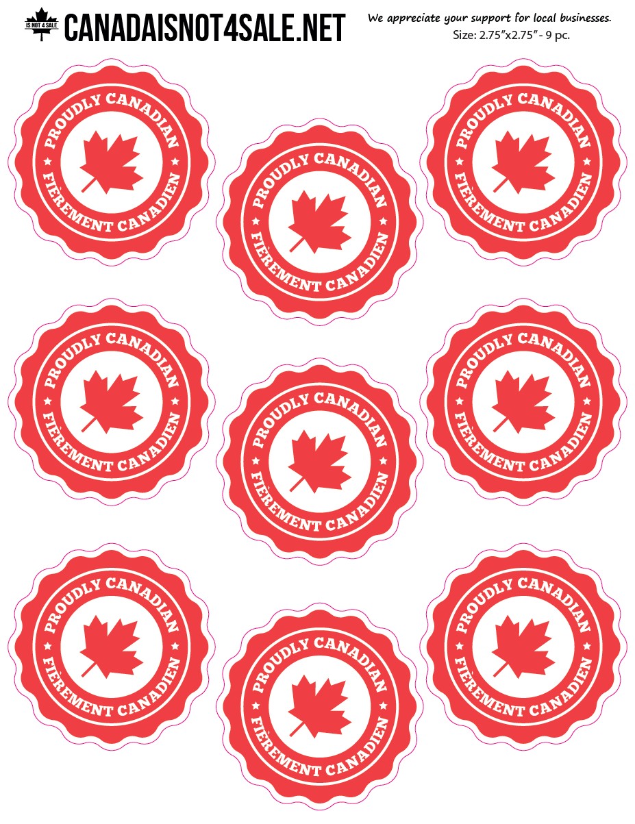 Made in Canada #1 -  Sticker Sheets