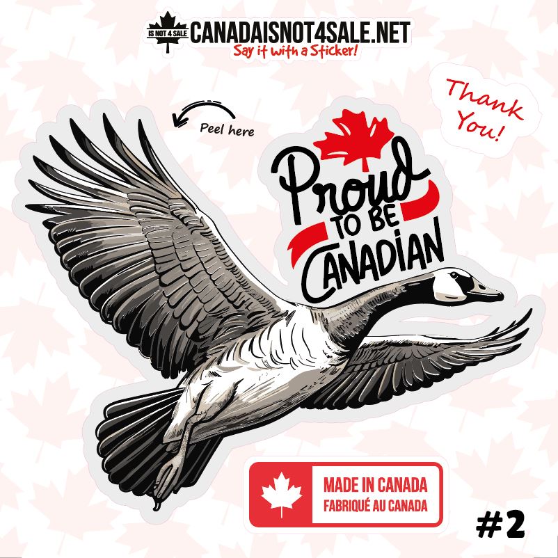 Canadian Geese Collection - 3" Sticker