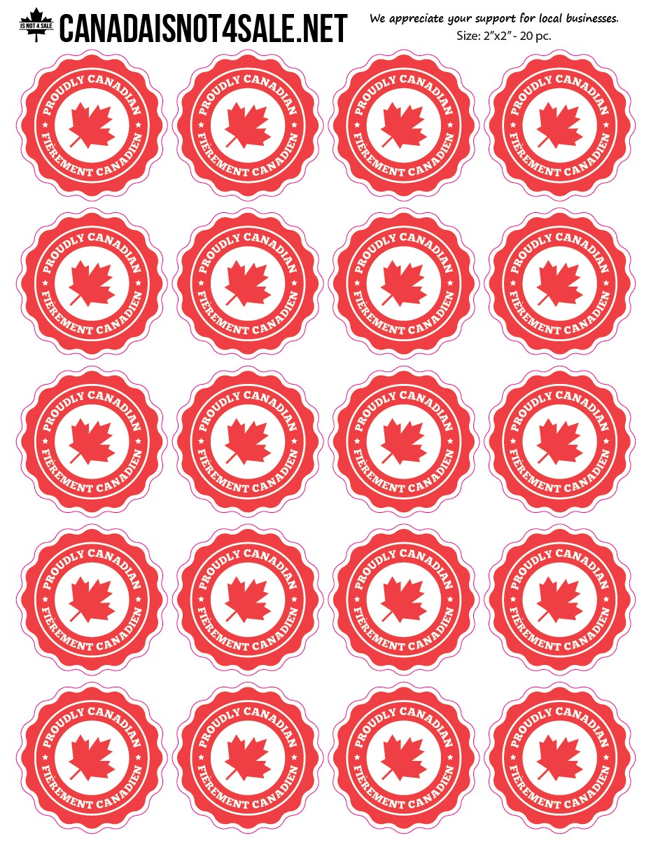 Made in Canada #1 -  Sticker Sheets