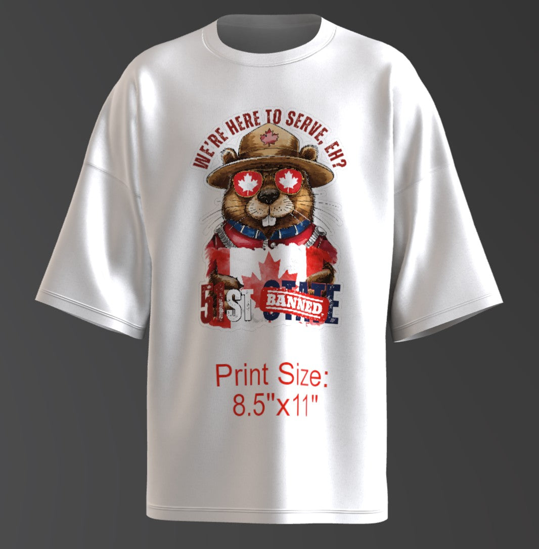Canadian Pride: Banned 51st State Tee Line